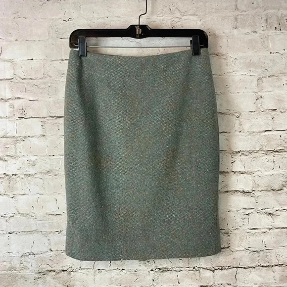 Kiton Napoli Womens Size 42 Skirt Cashmere Wool Nylon US 8 Straight Pencil Italy - Picture 1 of 9